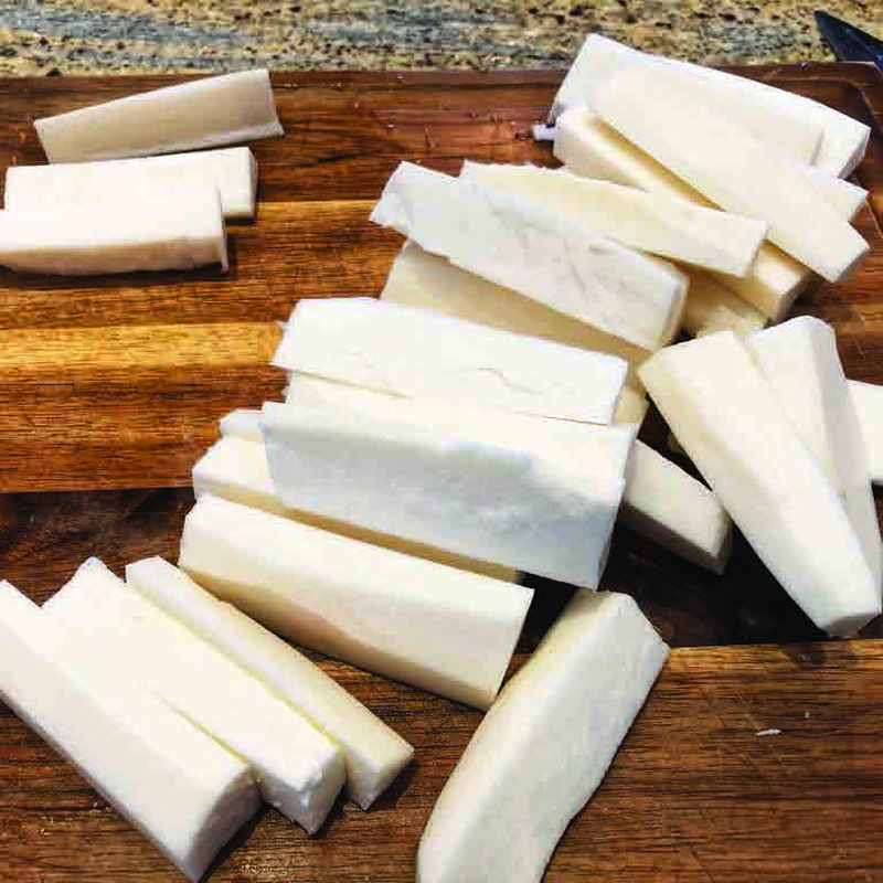 cassava chunks